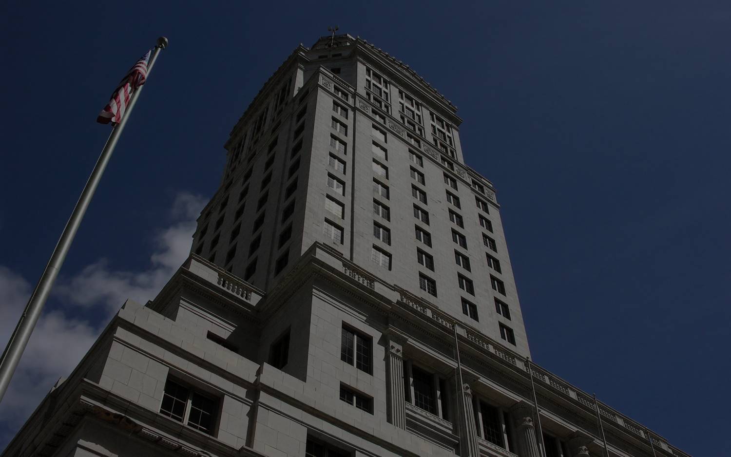 Darkened Image of Miami Dade County Courthouse Darkened Image of Miami Dade County Courthouse